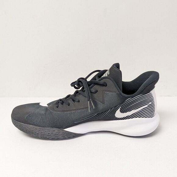 Nike Precision IV Basketball Sneakers, Black, Men\'s 12.5 M